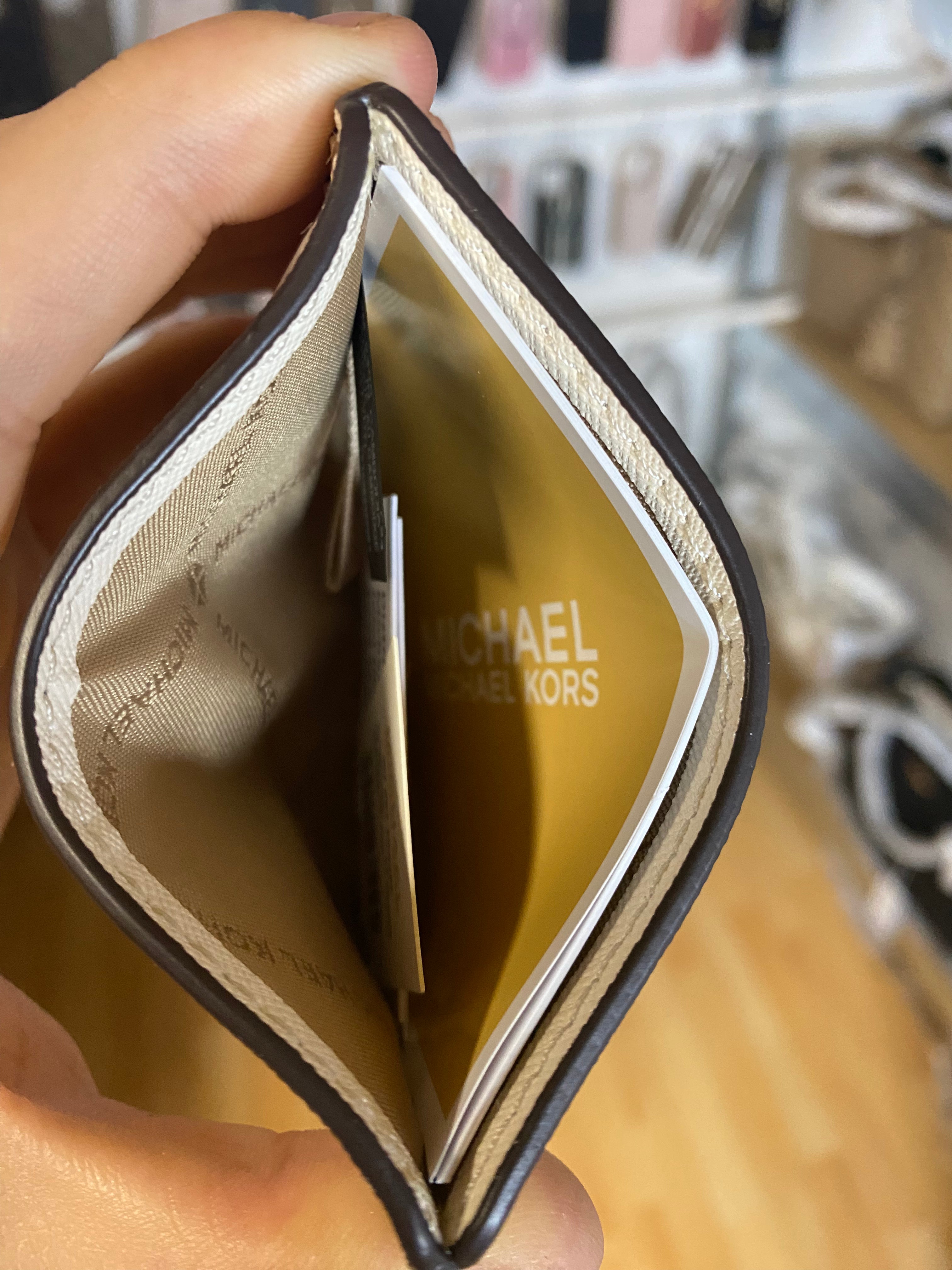 Michael Kors Jet Set Travel Kartenhalter Creme