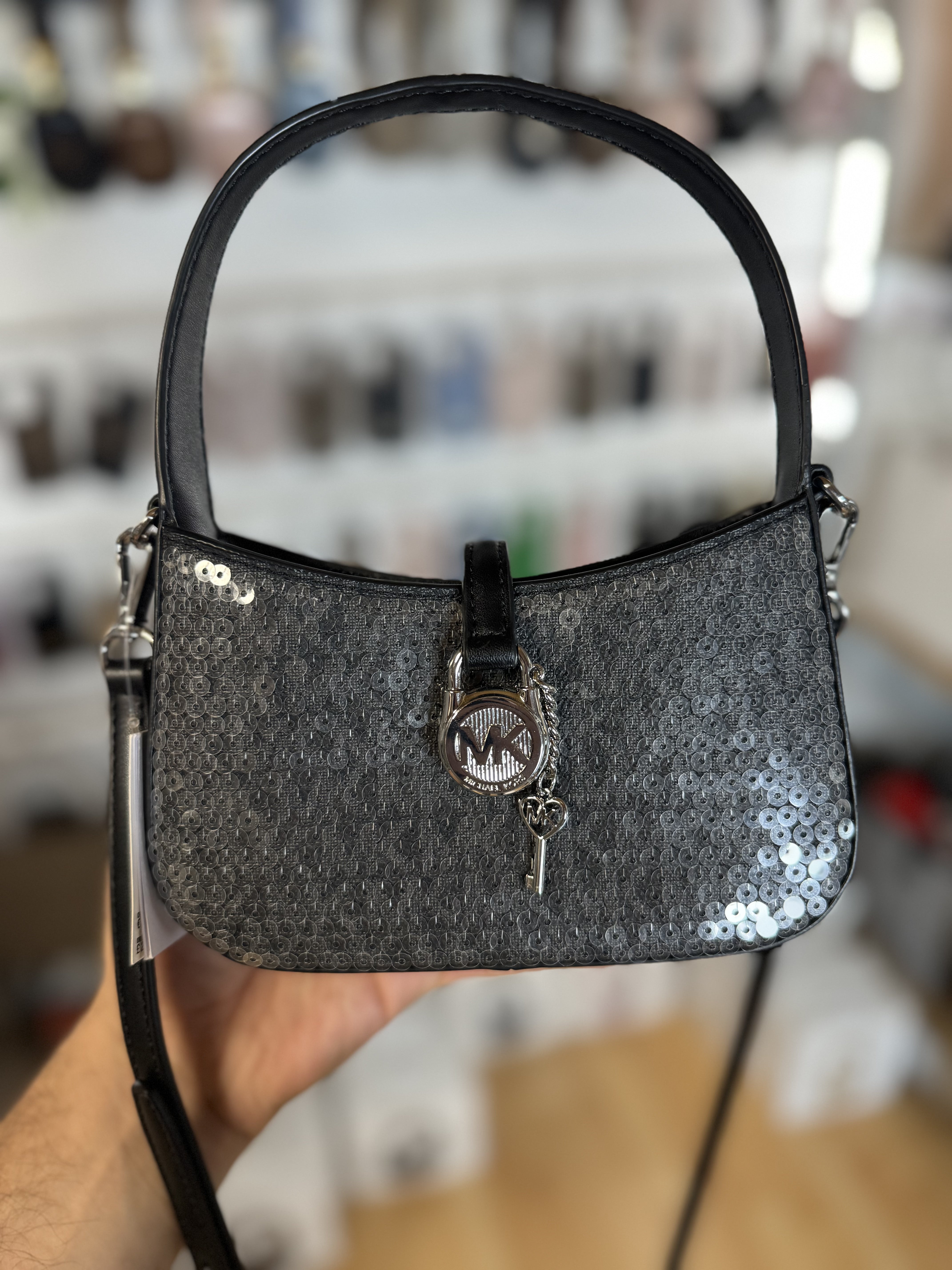 Michael Kors Glitter Umhängetasche