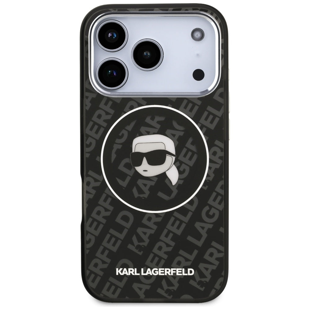 Karl Lagerfeld IML Karl Head Logo MagSafe Case