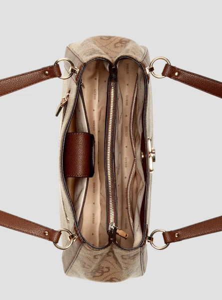 Guess Karnilla Girlfriend Carryall Schultertasche Grau