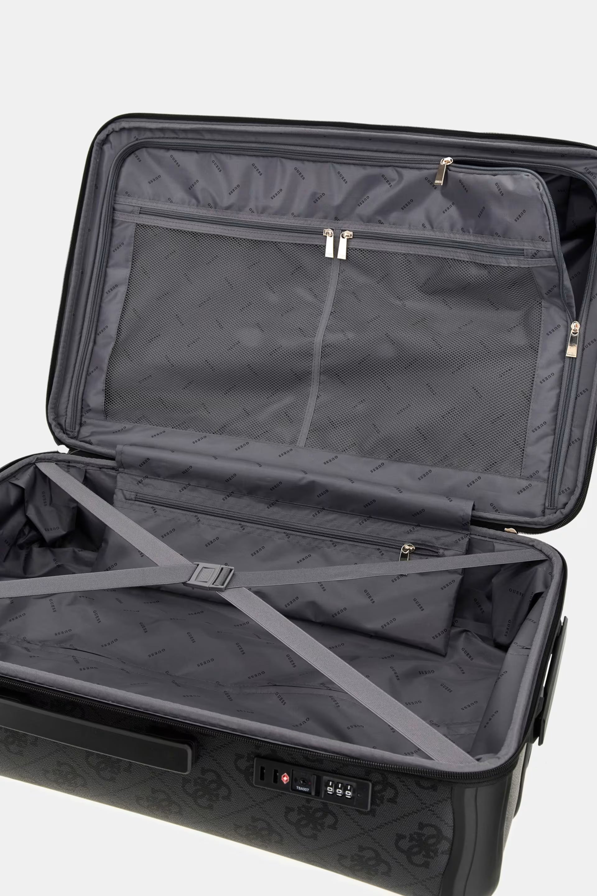 Guess Berta 28 in 8-Wheeler Reisetrolley Grau 103L