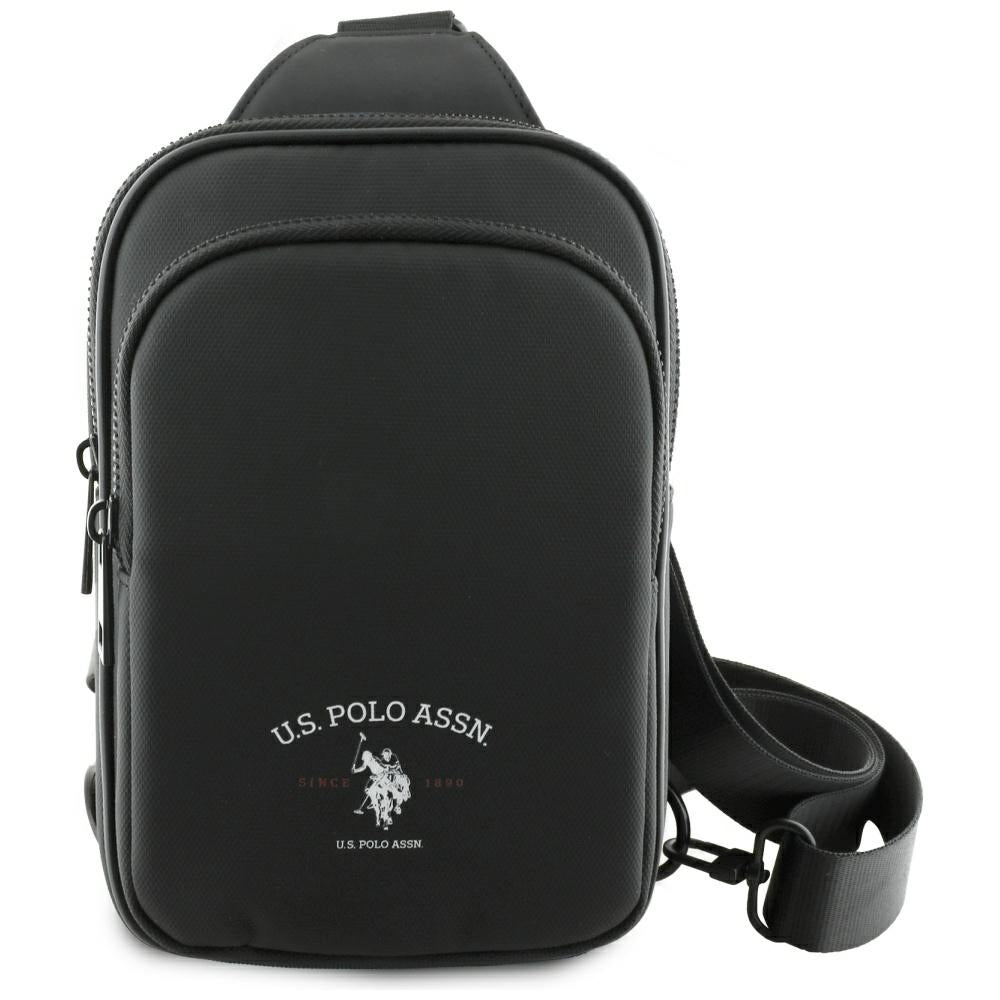 U.S. Polo Sling Bag Umhängetasche Bauchtasche Schwarz