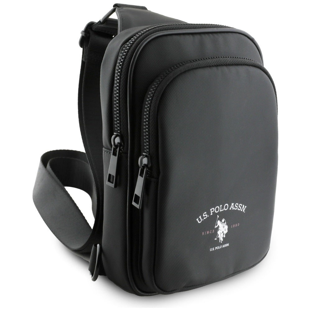 U.S. Polo Sling Bag Umhängetasche Bauchtasche Schwarz