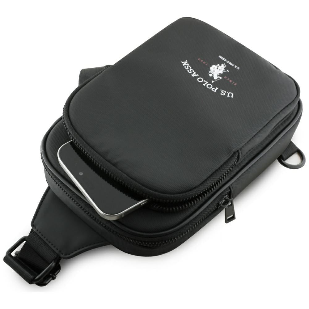 U.S. Polo Sling Bag Umhängetasche Bauchtasche Schwarz