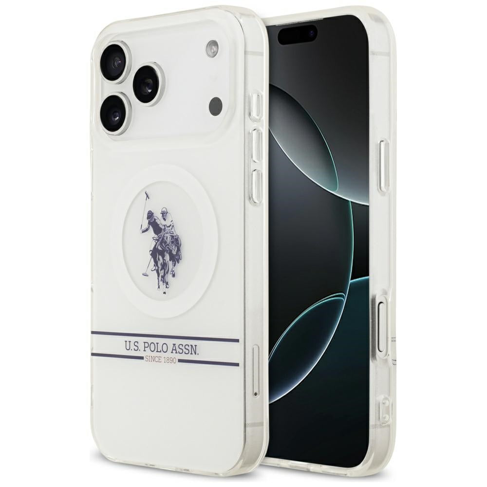U.S. Polo Bottom Stripe Logo MagSafe iPhone Hülle