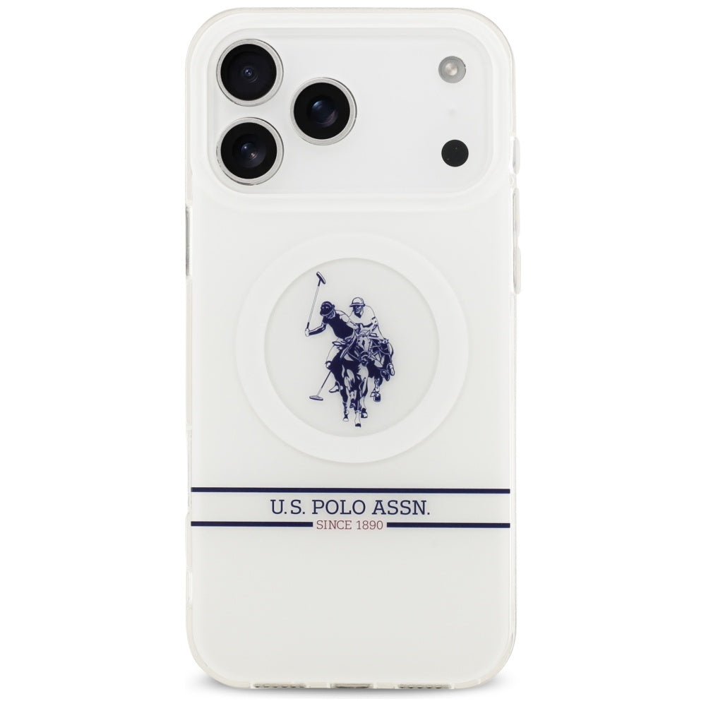 U.S. Polo Bottom Stripe Logo MagSafe iPhone Hülle