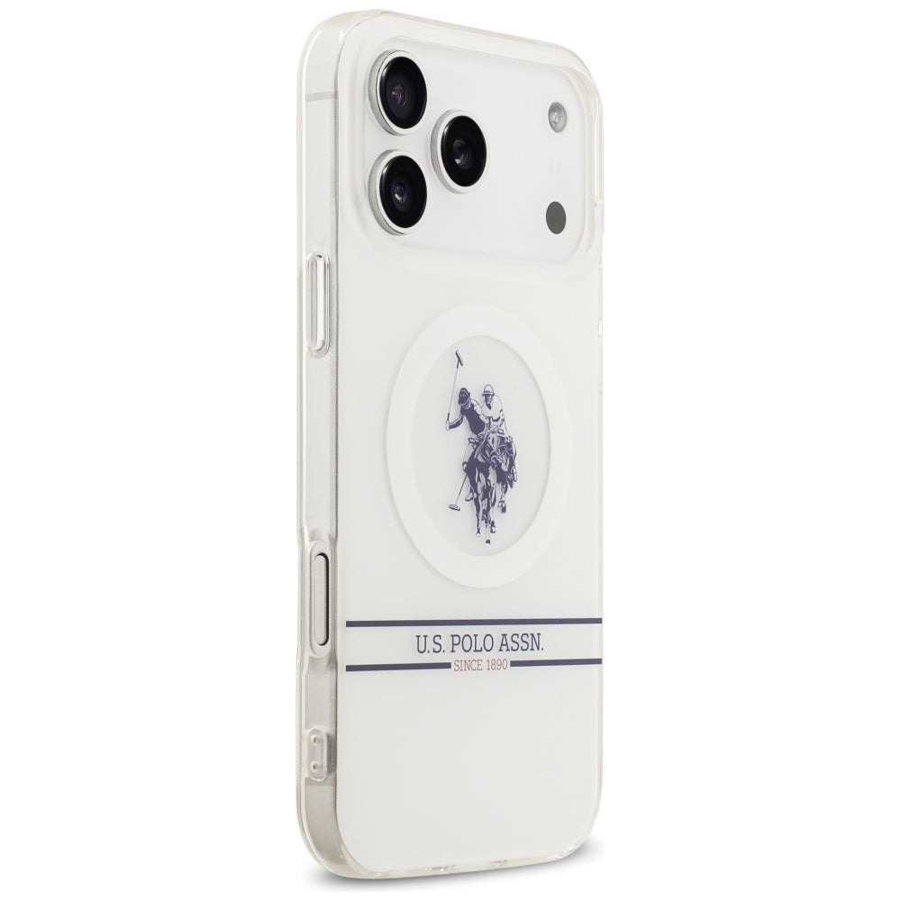 U.S. Polo Bottom Stripe Logo MagSafe iPhone Hülle