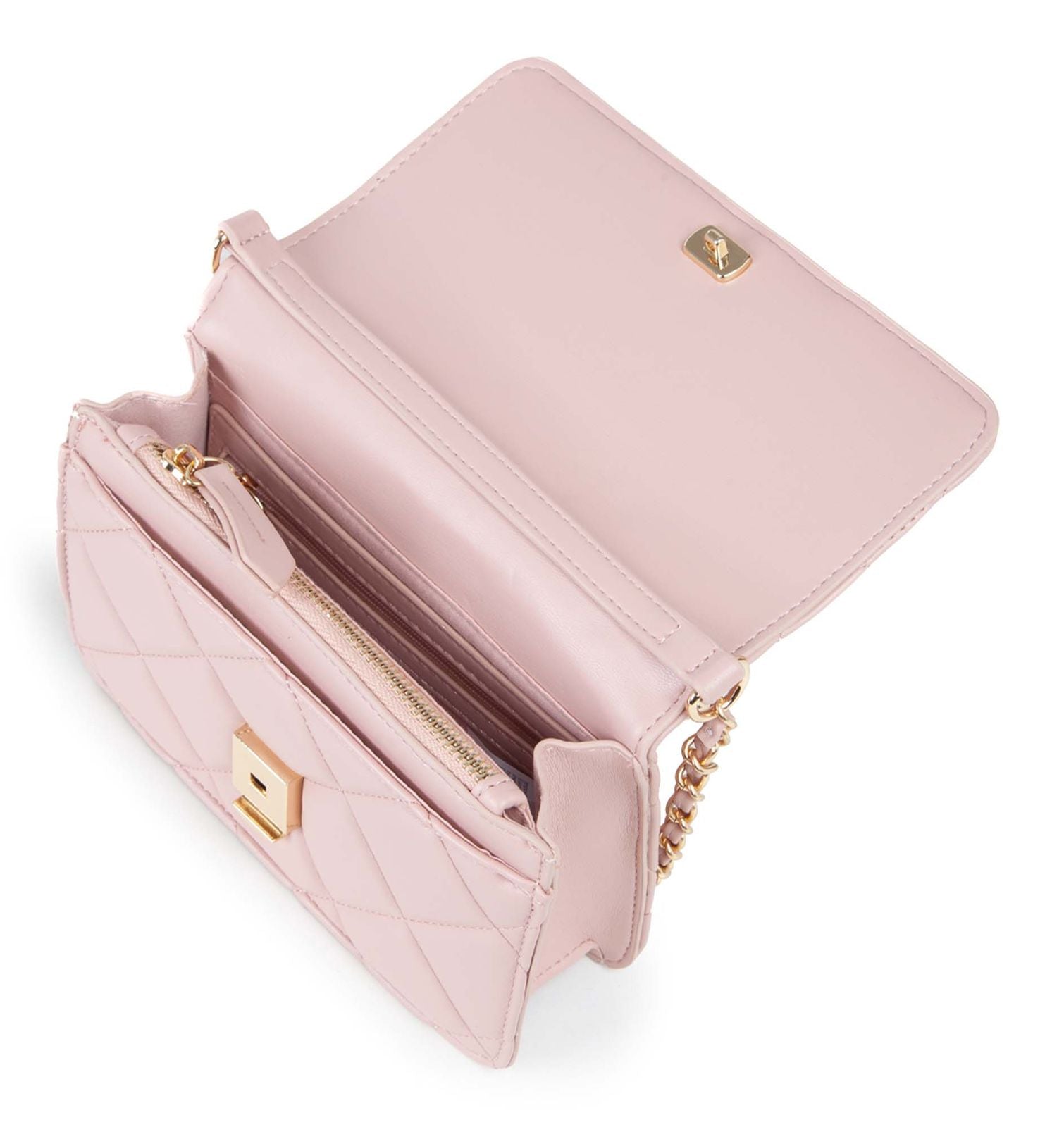 Valentino gesteppte Schultertasche rosa