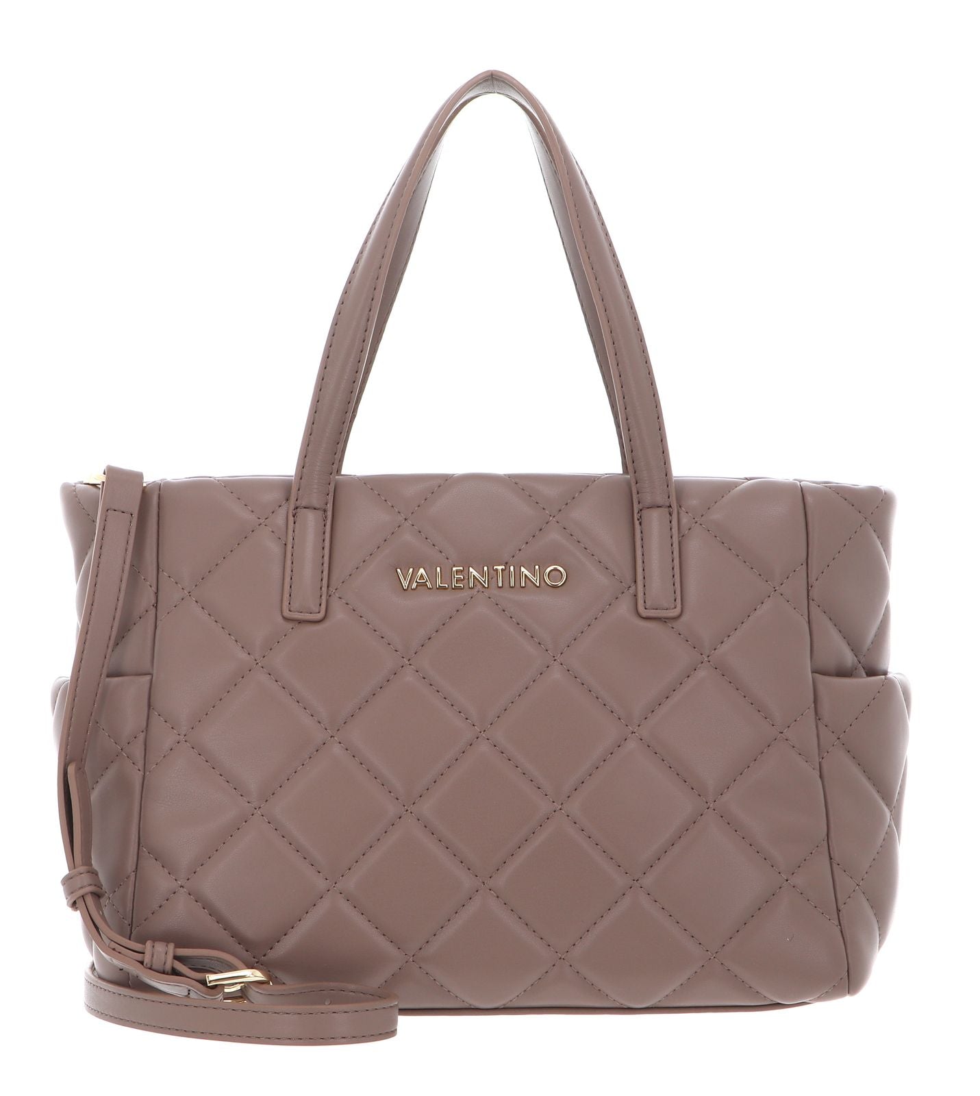 Valentino gesteppte Medium Handtasche braun