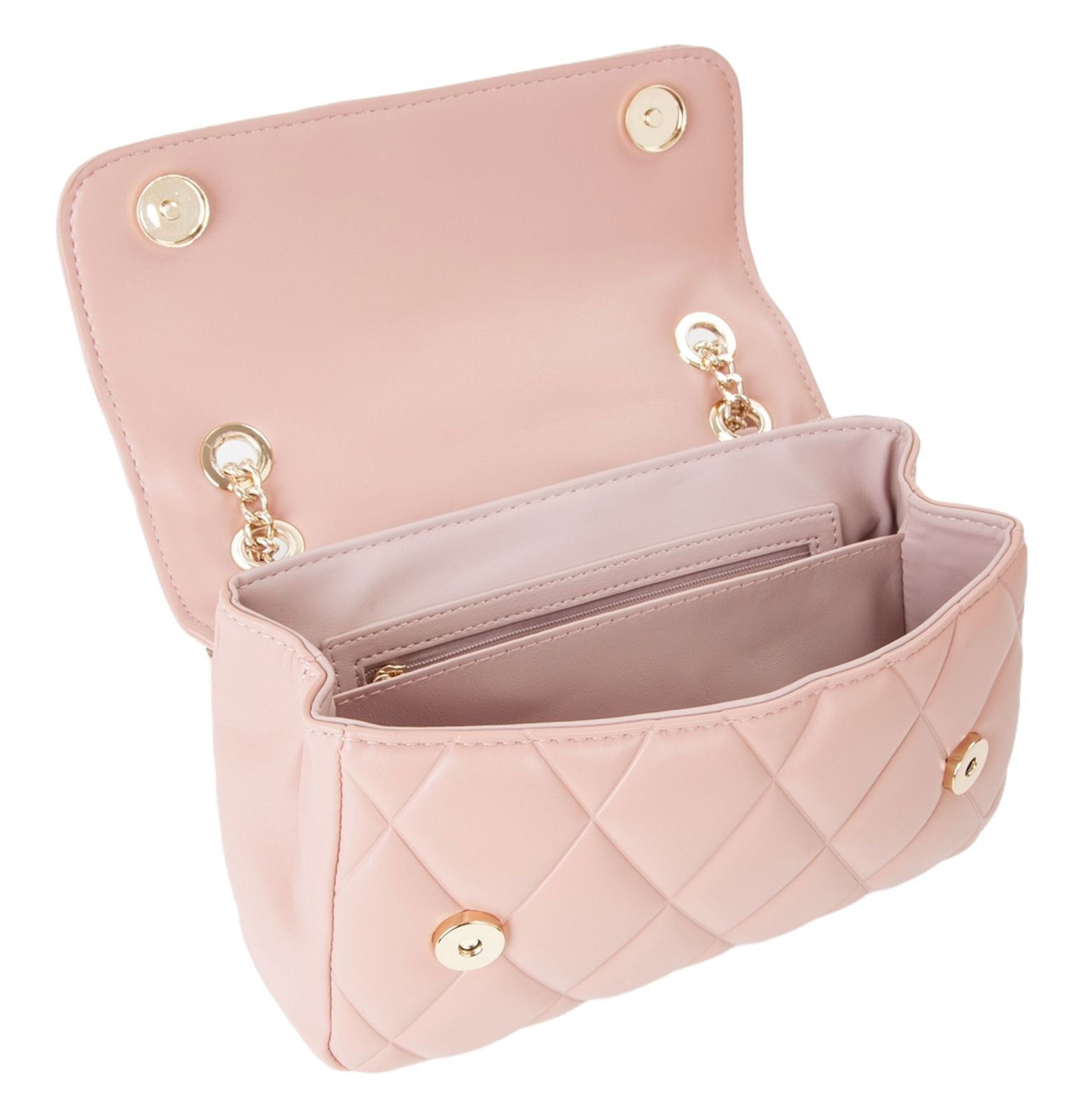 Valentino Frisia Flap Schultertasche rosa