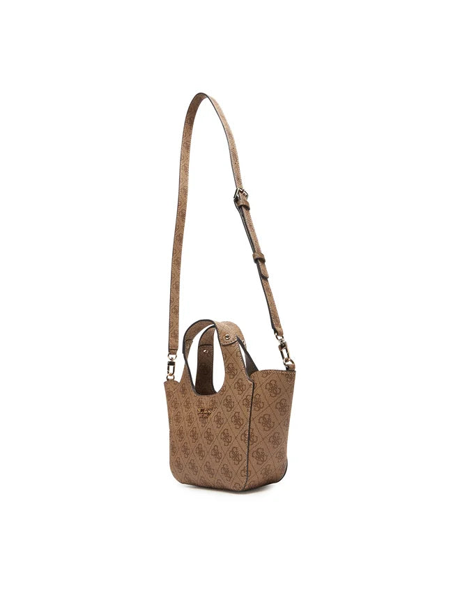 Guess Calista 2 in 1 Mini Handtasche Braun