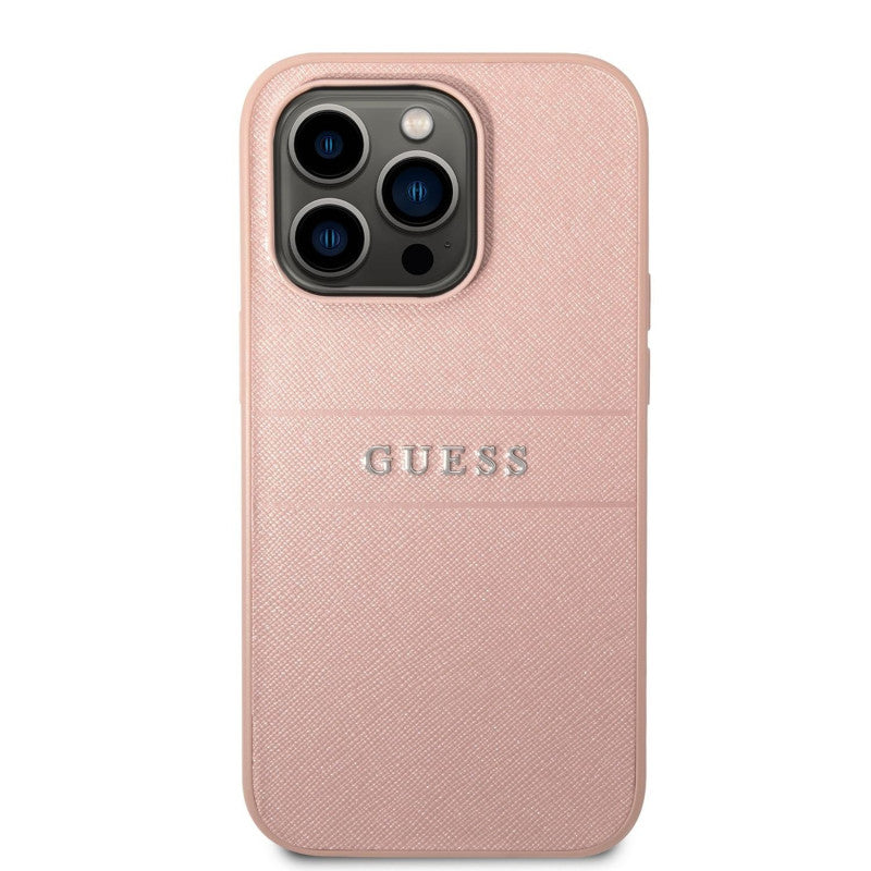 Guess Saffiano Rosa Case