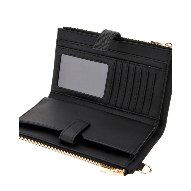 Guess Laurel II Double Zip Organizer Geldbeutel Schwarz