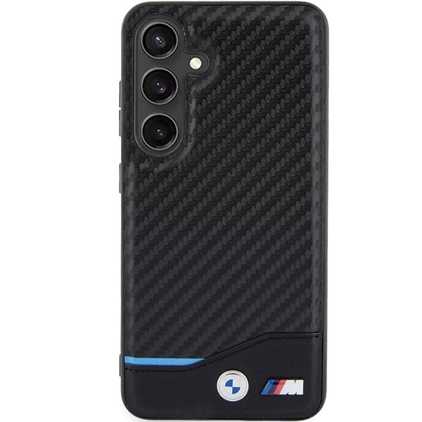 BMW Samsung Carbon Blue Stripe Case