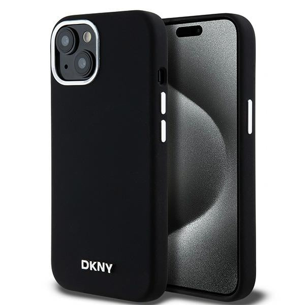 DKNY Silicone Metal Logo MagSafe Case