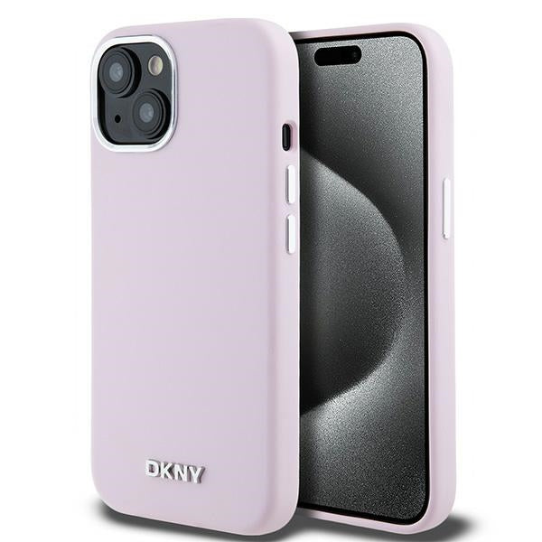 DKNY Silicone Metal Logo MagSafe Case