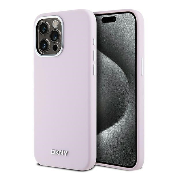 DKNY Silicone Metal Logo MagSafe Case