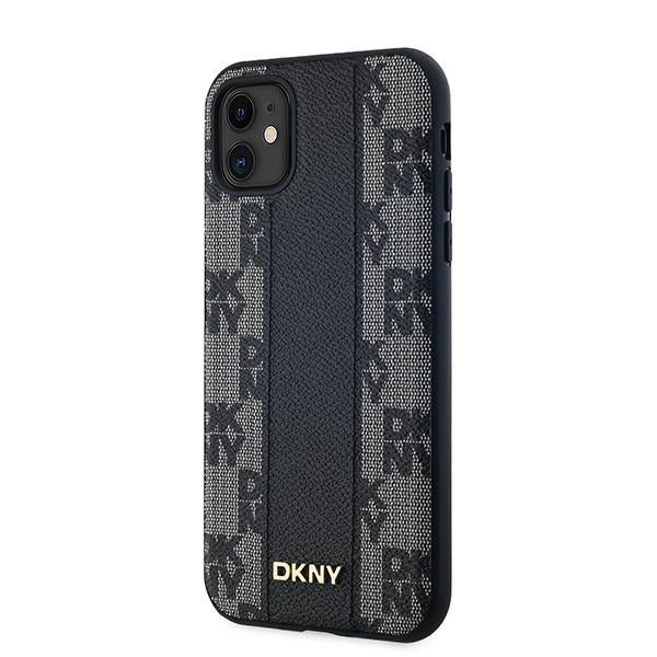 DKNY Leather Checkered Mono Pattern MagSafe Case