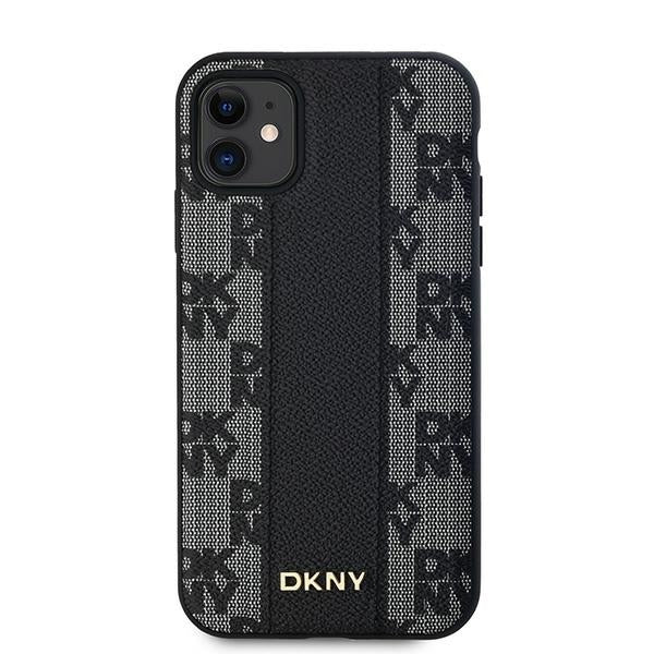 DKNY Leather Checkered Mono Pattern MagSafe Case