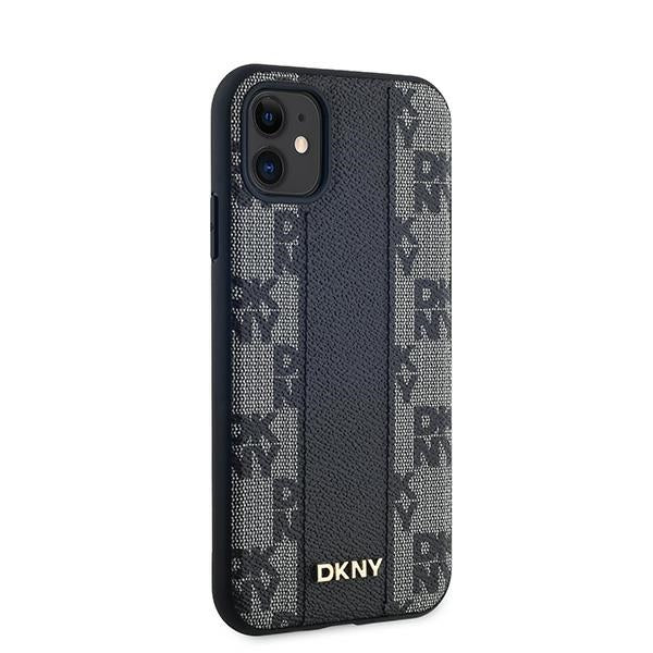 DKNY Leather Checkered Mono Pattern MagSafe Case