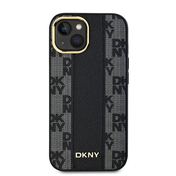 DKNY Leather Checkered Mono Pattern MagSafe Case