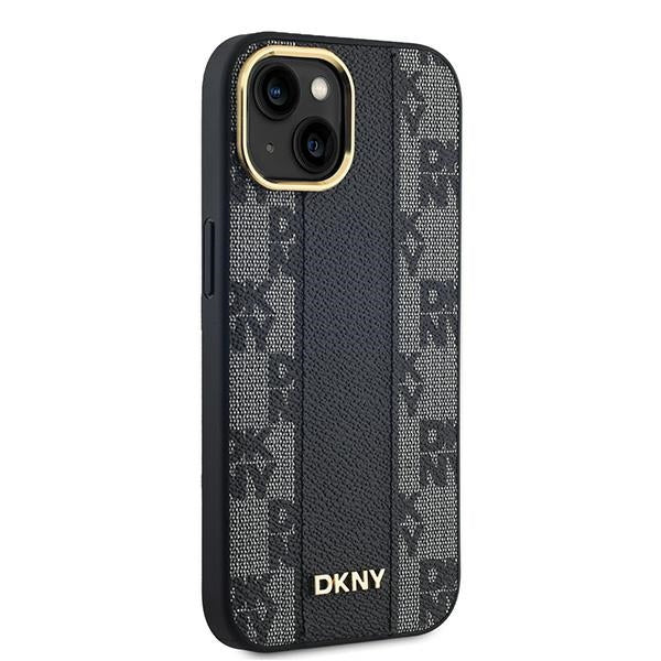 DKNY Leather Checkered Mono Pattern MagSafe Case