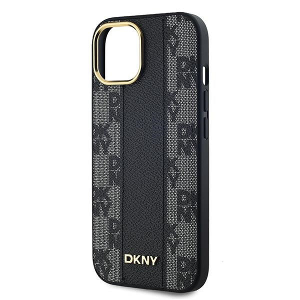 DKNY Leather Checkered Mono Pattern MagSafe Case