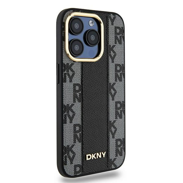 DKNY Leather Checkered Mono Pattern MagSafe Case