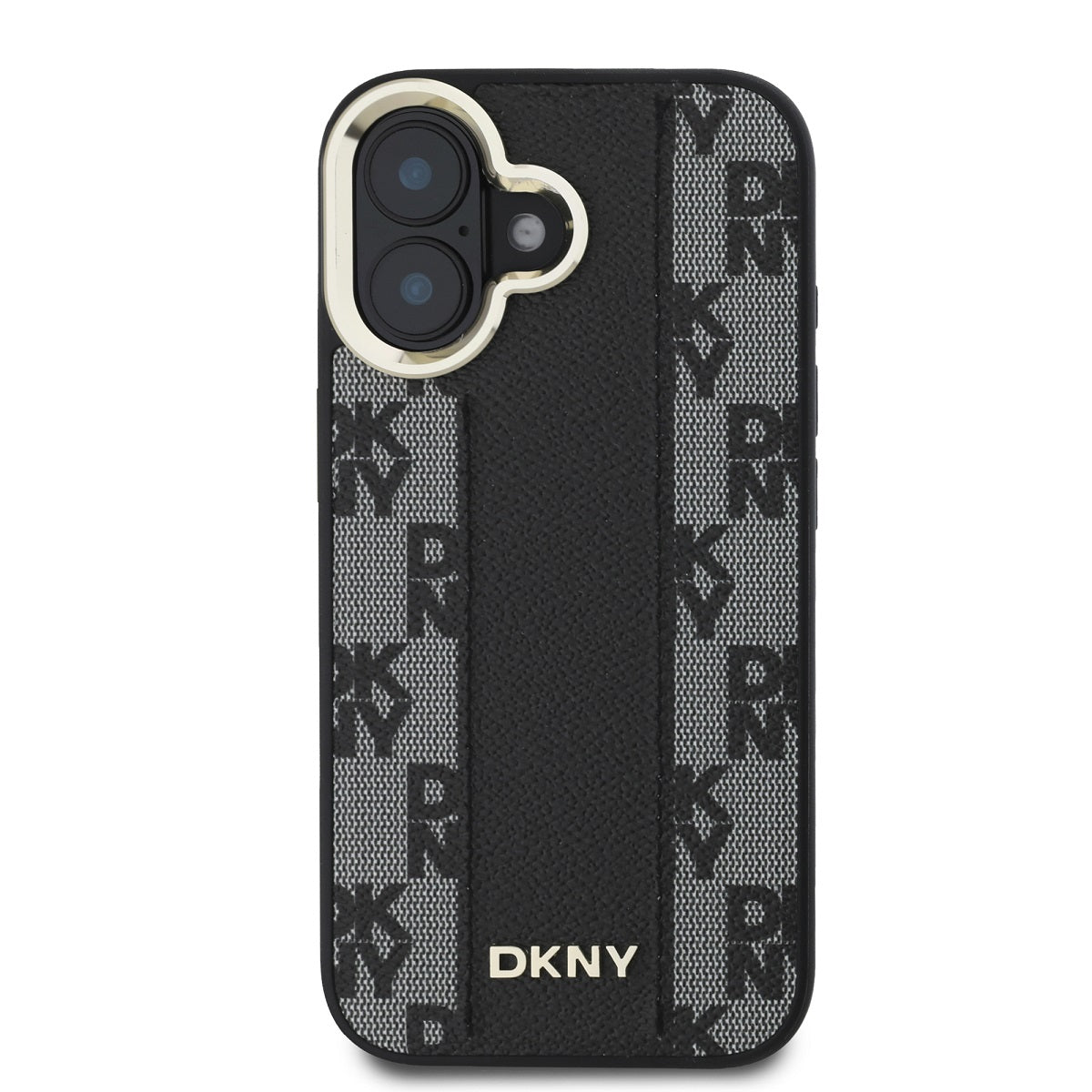 DKNY Leather Checkered Mono Pattern MagSafe Case