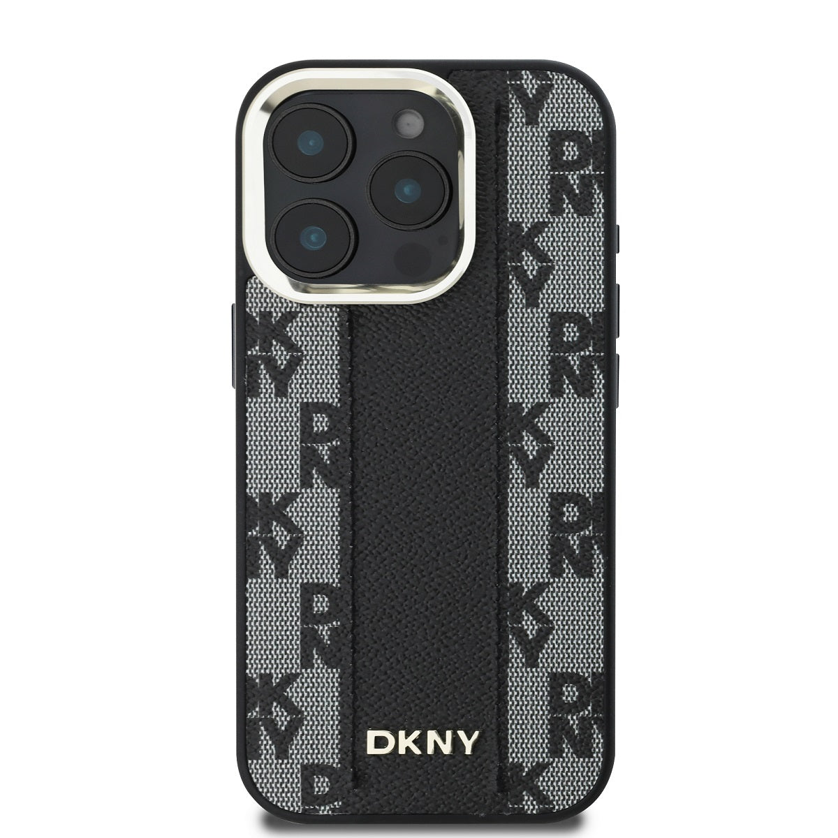 DKNY Leather Checkered Mono Pattern MagSafe Case