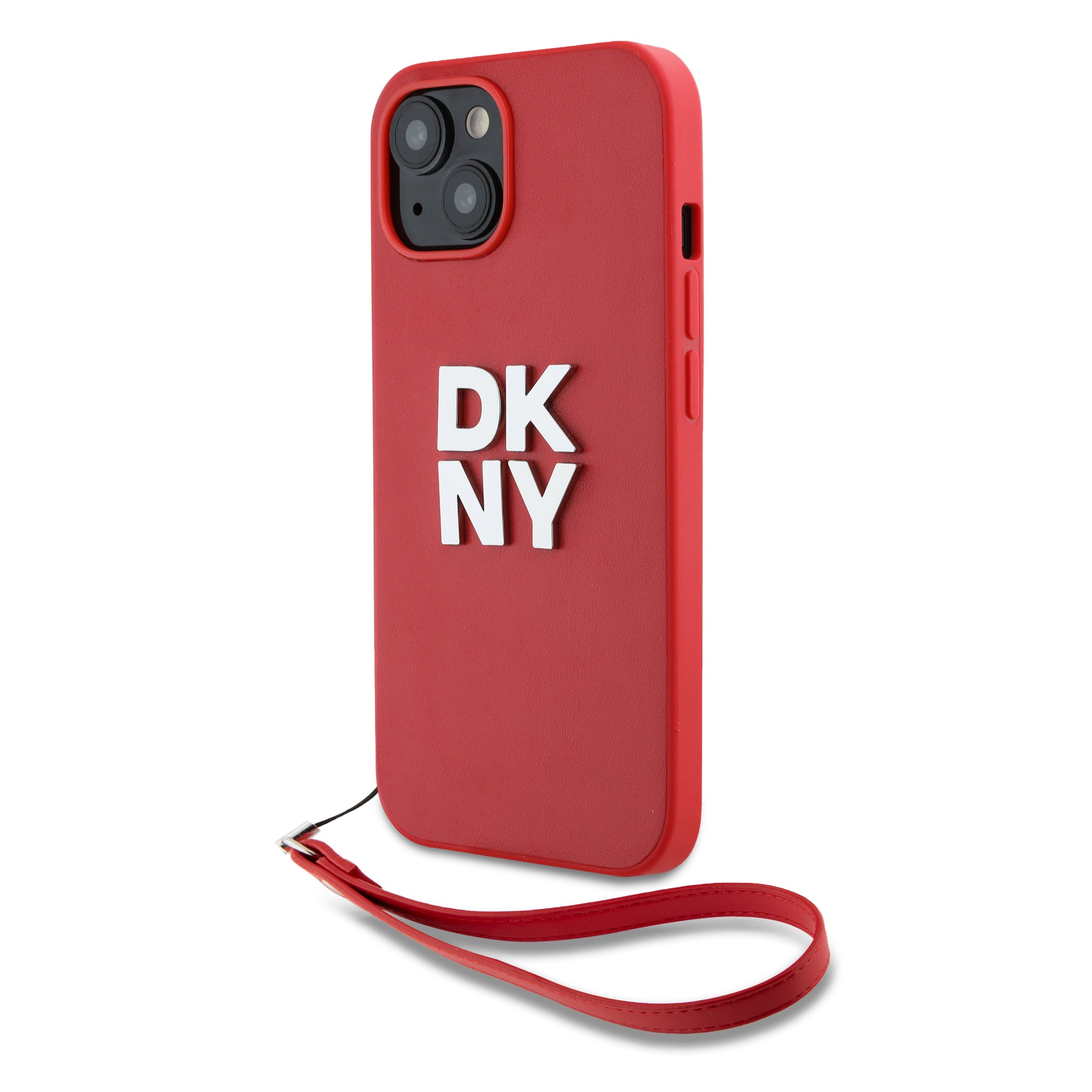 DKNY Stack Logo Case inkl. Kette Rot
