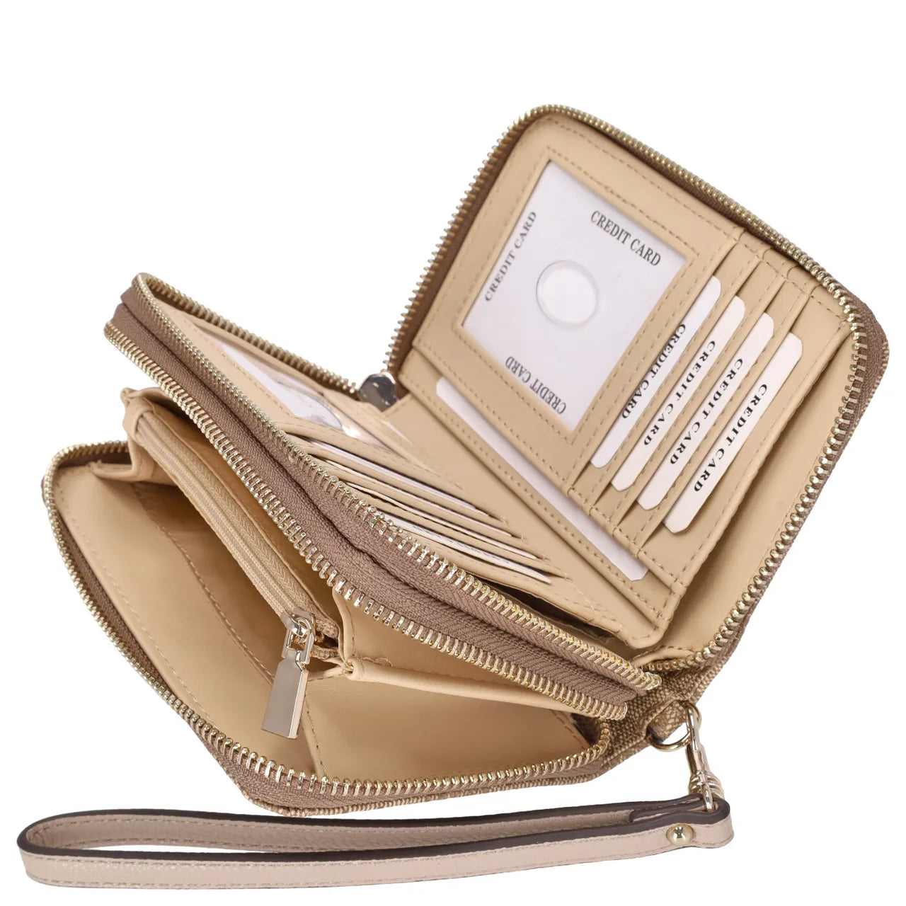 Guess Laurel SLG Medium double Zip Geldbeutel