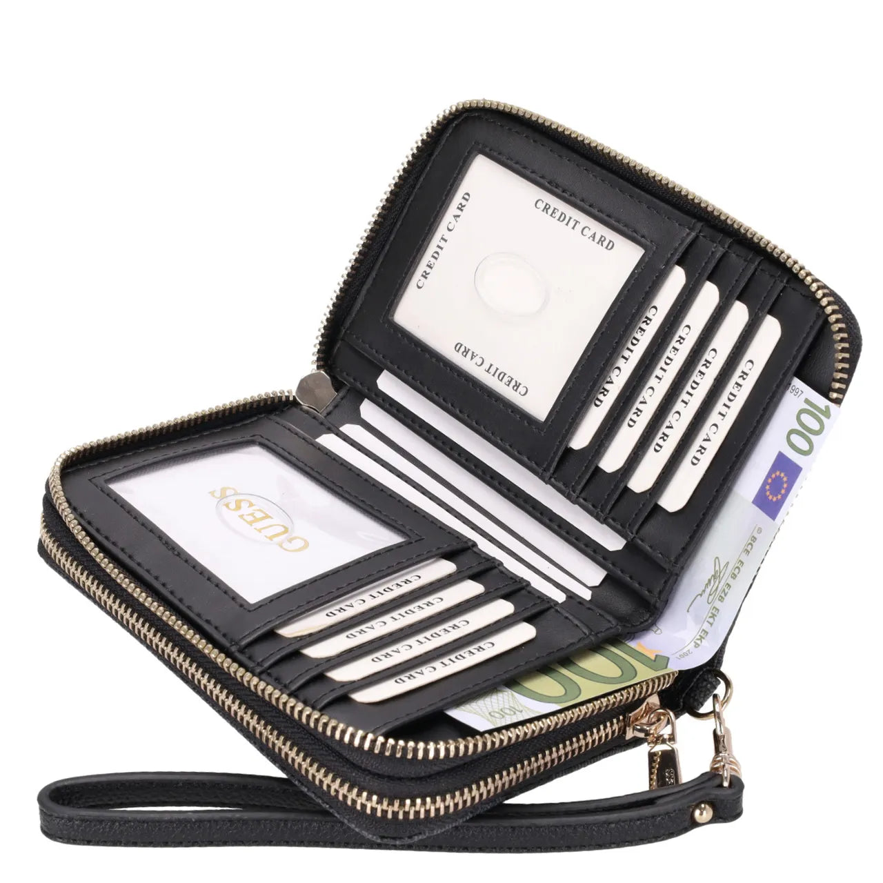 Guess Laurel SLG Medium double Zip Geldbeutel