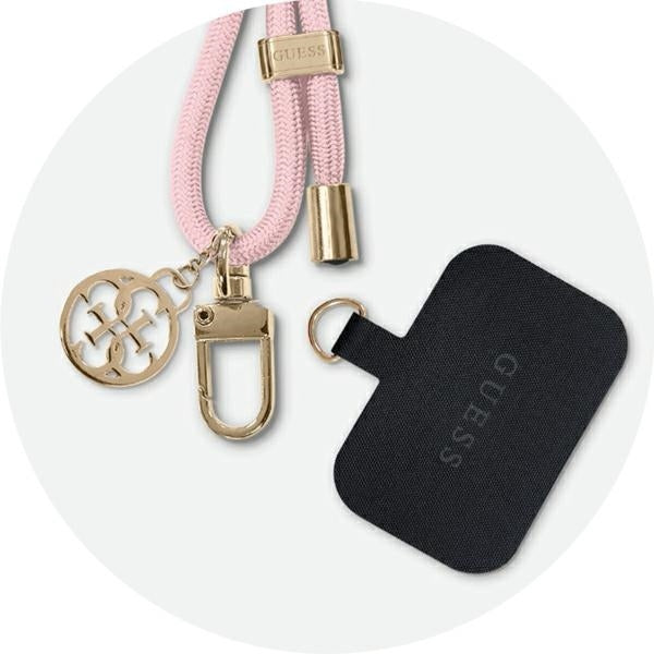 Guess Handykette Abnehmbarer Crossbody-Gurt Lila