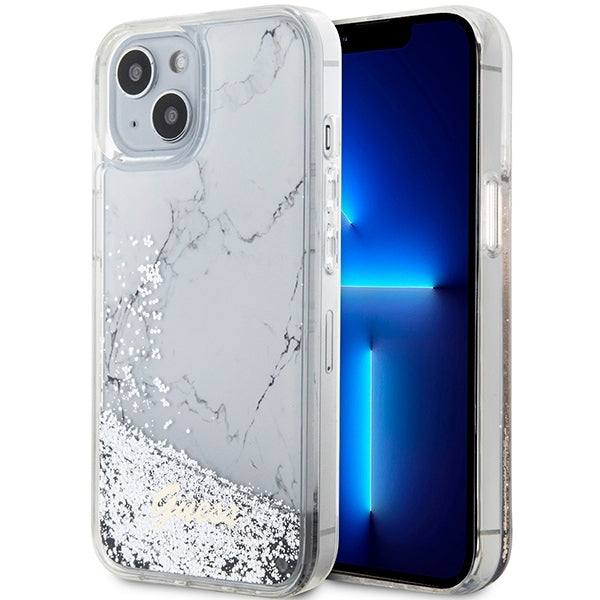 Guess Liquid Glitter Marble Case