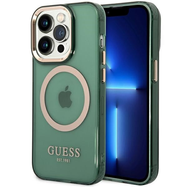 Guess Gold Outline MagSafe Case