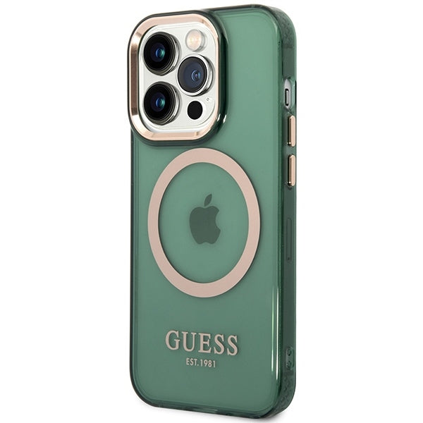 Guess Gold Outline MagSafe Case