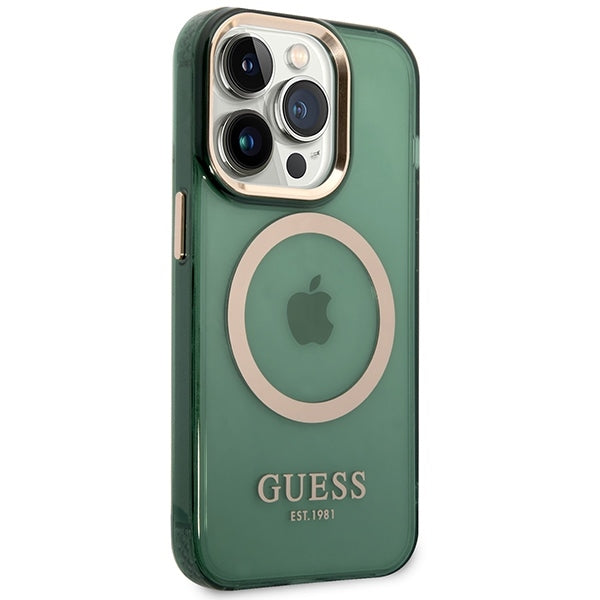 Guess Gold Outline MagSafe Case