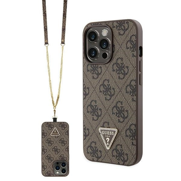 Guess 4G Triangle Strass Case inkl. Kette