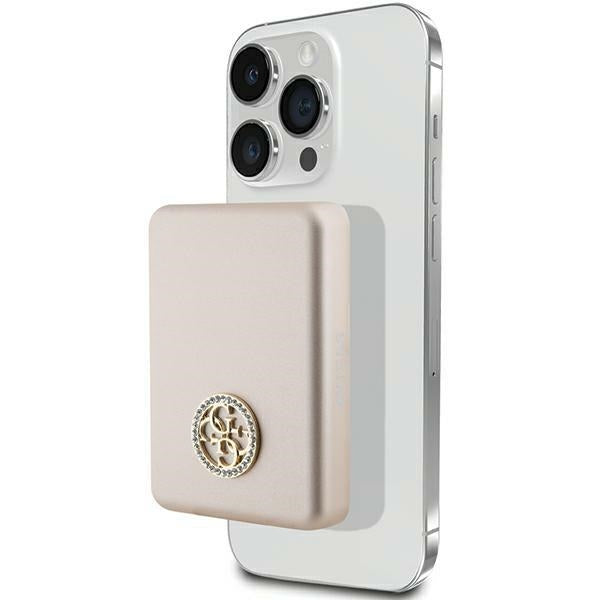 Guess MagSafe Powerbank 5000mAh 15W - Strassed Metal Logo