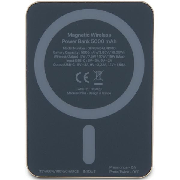 Guess MagSafe Powerbank 5000mAh 15W - Strassed Metal Logo