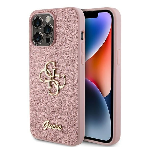 Guess Glitter Script Big 4G Case