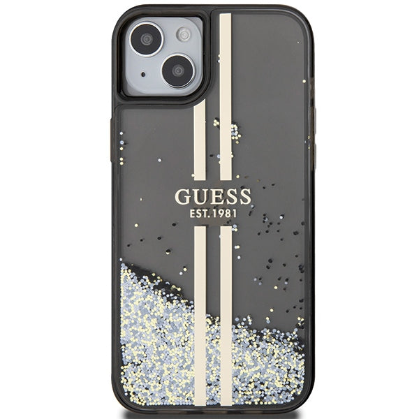 Guess Liquid Glitter Stripes Logo Case