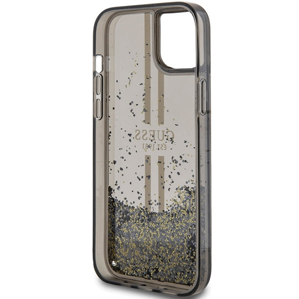 Guess Liquid Glitter Stripes Logo Case
