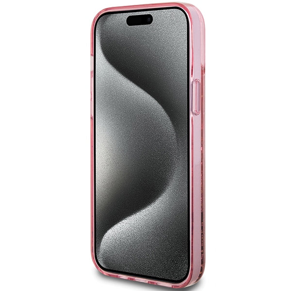 Guess Liquid Glitter Stripes Logo Case