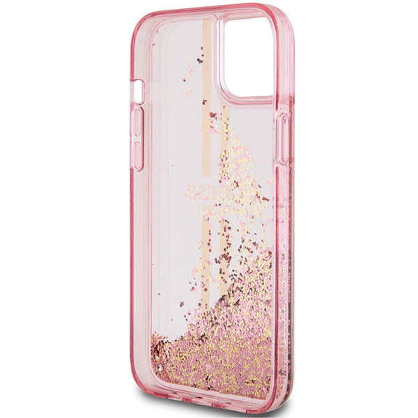 Guess Liquid Glitter Stripes Logo Case