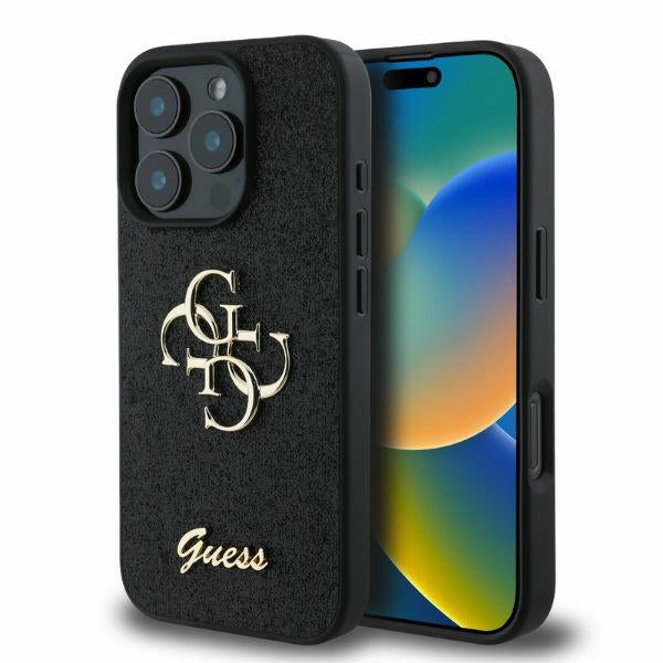 Guess Glitter Script Big 4G Case