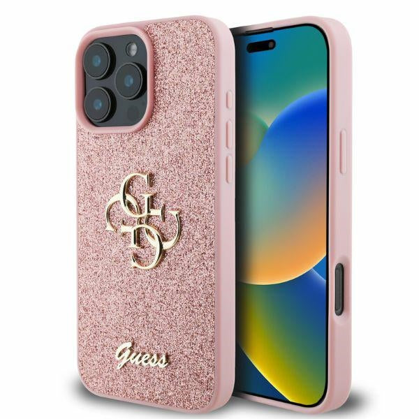 Guess Glitter Script Big 4G Case
