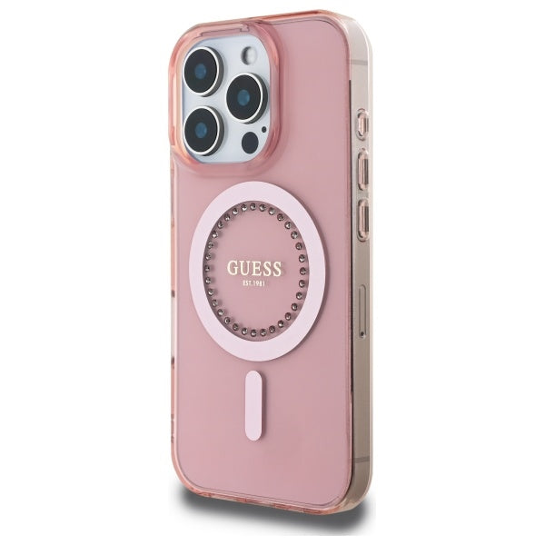 Guess Glitter Rhinestones MagSafe Case