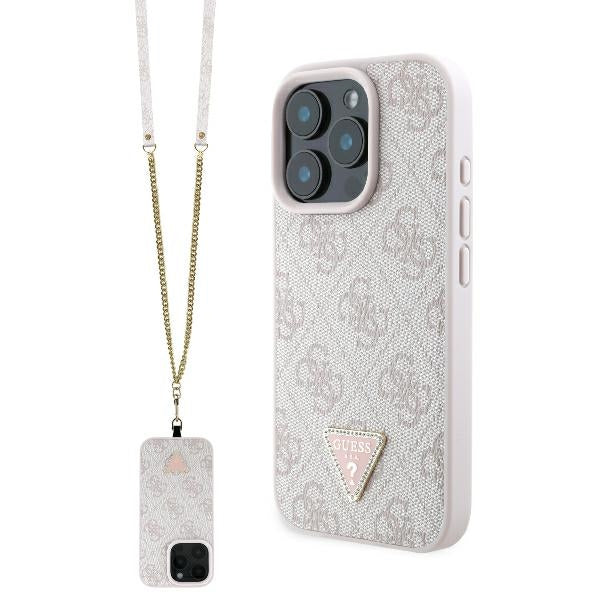 Guess 4G Triangle Strass Case inkl. Kette